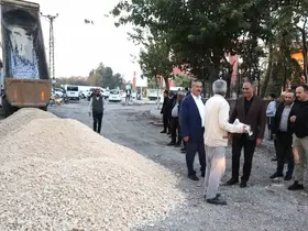 Eyyübiye’de asfalt çalışmaları
