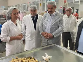 Faruk Çelik’ten Kardelen Kestane Şekeri’ne ziyaret
