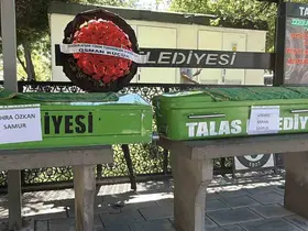 Feci kazada hayatını kaybeden anne ve 8 aylık bebeği yan yana toprağa verildi
