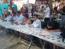 Festivalde en iyi zeytinyağlı yemek için yarıştılar
