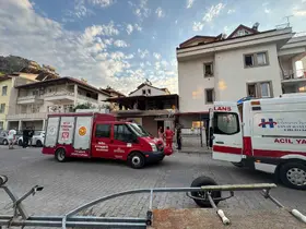 Fethiye’de asansör boşluğuna düşen bir kişi hayatını kaybetti
