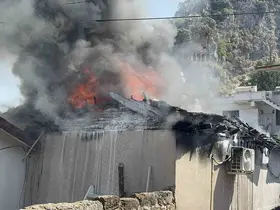 Fethiye’de ev yangını korkuttu
