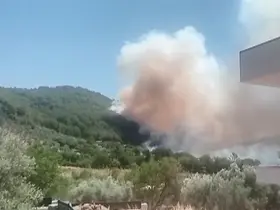 Fethiye’de orman yangını