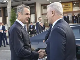 Fransa Cumhurbaşkanı Macron ve Yunanistan Başbakanı Miçotakis Ankara’da
