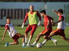 Galatasaray, günü çift antrenmanla tamamladı
