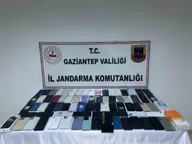 Gaziantep’te 3 milyon TL değerinde kaçak telefon ele geçirildi
