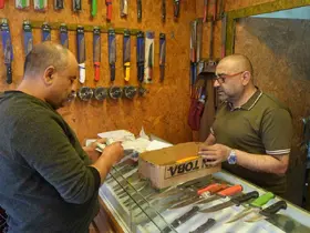 Gaziantep’te bayram öncesi randevulu bıçak bileme yoğunluğu
