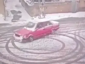 Gaziantep’te drift yaparak tehlike saçan sürücü ve araç sahibine ceza
