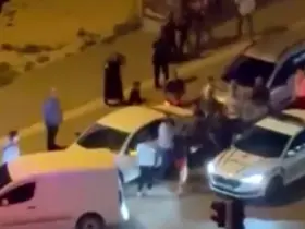 Gaziantep’te meydana savaşını aratmayan trafik kavgası
