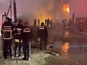 Gaziantep’te mobilya fabrikasında yangın
