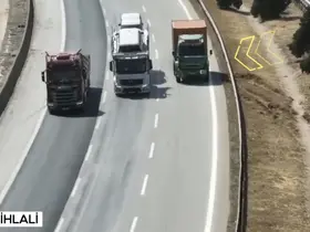 Gaziantep’te otoyolda dron destekli denetim: Bin 123 araca ceza
