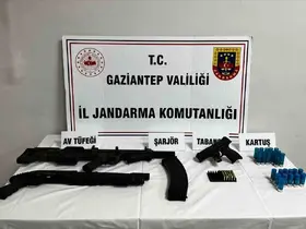 Gaziantep’te silah kaçakçılığı operasyonu: 28 adet tabanca ve tüfek ele geçirildi

