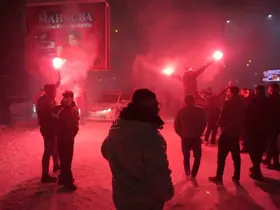 Gaziantep’te yeni yıl kar yağışı altında coşkuyla kutlandı

