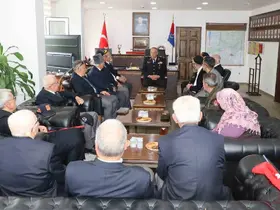 Gaziler Günü’nde kahraman gaziler jandarmada misafir edildi
