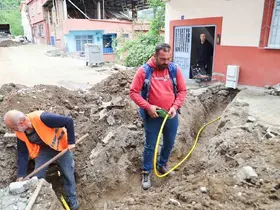 Gaziosmanpaşa Mahallesi doğal gaza kavuşuyor
