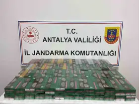Gazipaşa’da 2 bin paket kaçak sigara ele geçirildi
