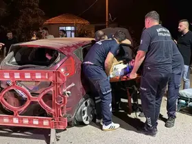 Gazipaşa’da otomobil takla attı: 4 yaralı
