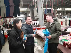 Gebze’de pazar yerlerinde "Atıksız Pazar" uygulaması başlatıldı
