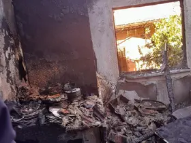 Gediz’de korkutan yangın