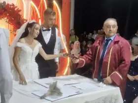 Gelibolu’da nikah memuru kendi kızının nikahını kıydı
