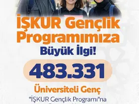 Gençlerden İŞKUR Gençlik Programı’na yoğun ilgi
