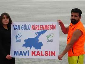 Gezgin öğretmen Zernek Barajı’ndan Van Gölü mesajı
