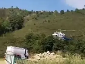 Giresun semalarındaki helikopter merak uyandırdı
