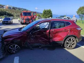 Giresun’da kavşakta kaza: 3 yaralı
