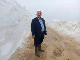 Giresun’da mayıs ayında kar mücadelesi
