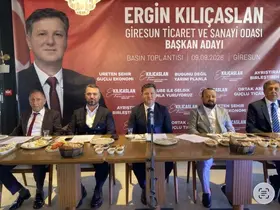 Giresunlu iş insanı Ergin Kılıçaslan GTSO Başkanlığı’na adaylığını açıkladı
