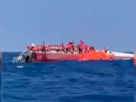 Girne açıklarında katamaran tipi yolcu gemisi battı
