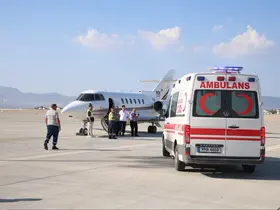 Girne’deki gemi kazasından etkilenen hamile kadın Kocaeli’ye nakledildi
