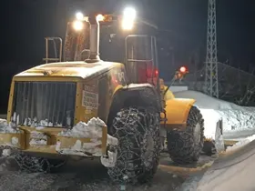 Göksun kırsalında kar mesaisi
