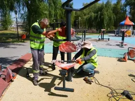 Gölbaşı Belediyesi’nden parklara kapsamlı bakım ve yenileme çalışması
