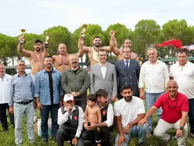 Gömeç’te Güreş heyecanı yaşandı
