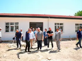 Gömeç’te Karaağaç Mahallesi’nde devlet yatırımları yerinde incelendi
