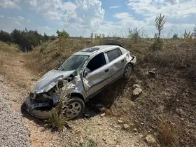 Gördes çevre yolunda kaza: 1 yaralı
