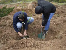 Gümüşhane Üniversitesi’nde akademisyenler için "meyve bahçesi" oluşturuldu
