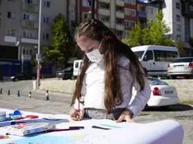 Gümüşhane’de "Filistinli Çocuklar İçin Çiz" etkinliği düzenlendi
