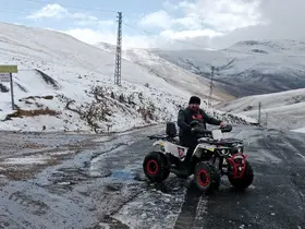 Gümüşhane’de hava soğudu, yüksekler kara teslim oldu
