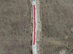 Gümüşhane’de Kabaktepe şehitlerine vefa yürüyüşü düzenlendi
