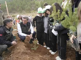 Gümüşhane’de Milli Ağaçlandırma Günü kapsamında fidanlar dikildi

