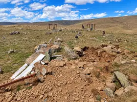 Gümüşhane’de şehit mezarlarının defineciler tarafından talan edildiği iddiası

