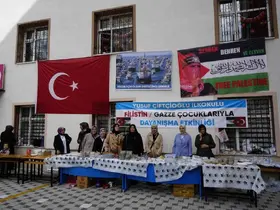 Gümüşhaneli miniklerden Sumud Filosu’na destek