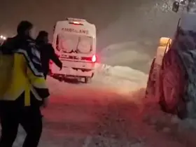 Hakkari’de hasta kurtarma operasyonu
