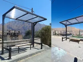 Hakkari’de yeni otobüs durakları tahrip edildi
