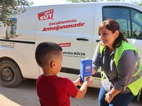 Halk süt 2025 yılında 10 bin çocuğa ulaştırıldı
