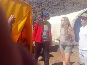 Hamile turist dağcı Ağrı Dağı’na tırmanışa geçti
