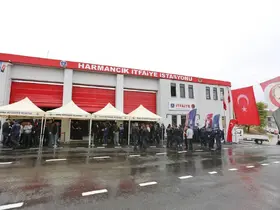 Harmancık’a tam donanımlı itfaiye binası
