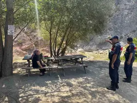 Harmankaya Kanyonu’nda ziyaretçilere yangın ve boğulma uyarısı
